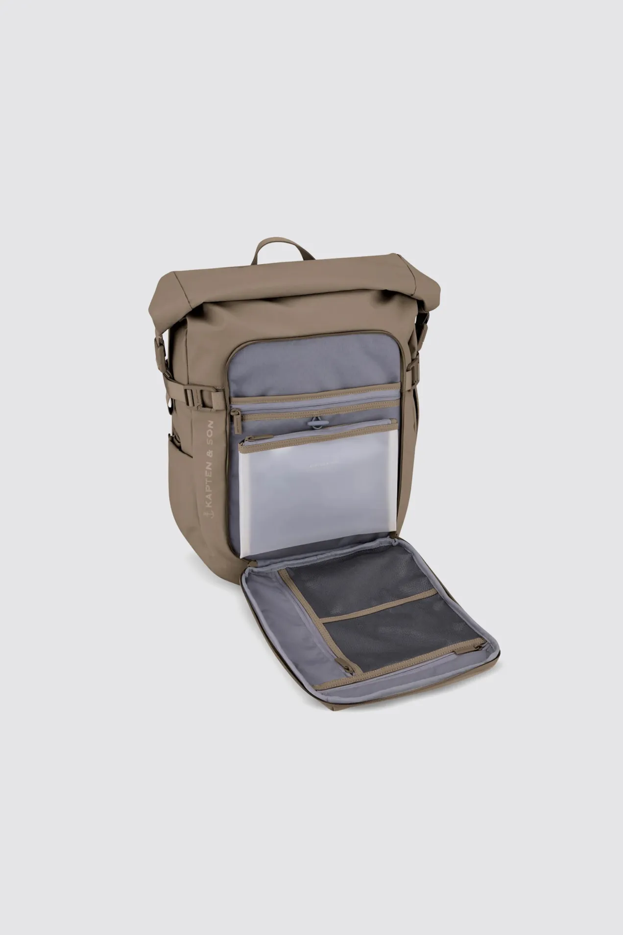 branded Kapten & Son Lisbon Pro All Black Backpack