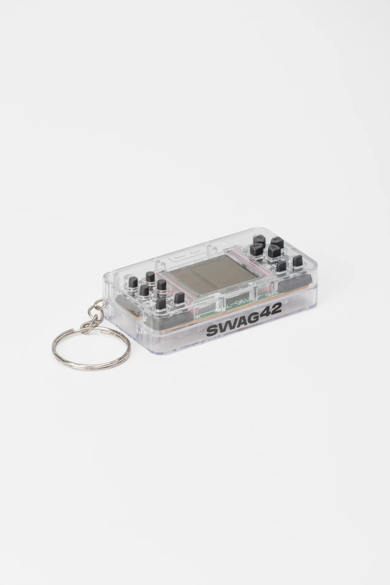 custom Tetris Keychain Game Black with your logo