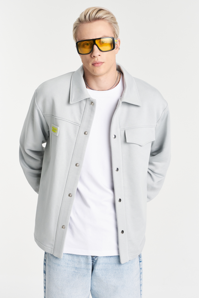 Soft cotton overshirt
