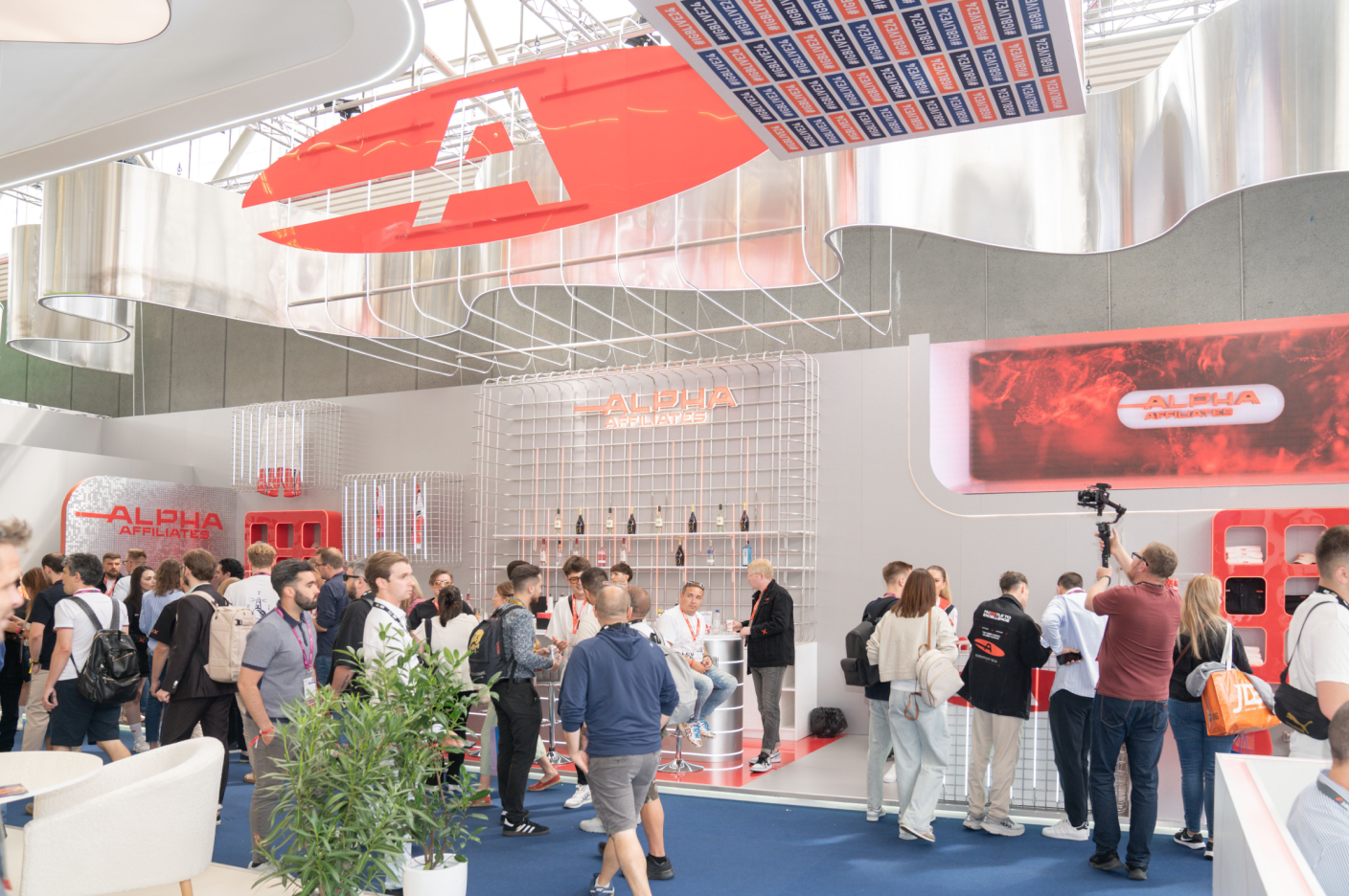 Alpha Affiliates booth at IGB LIVE 2024