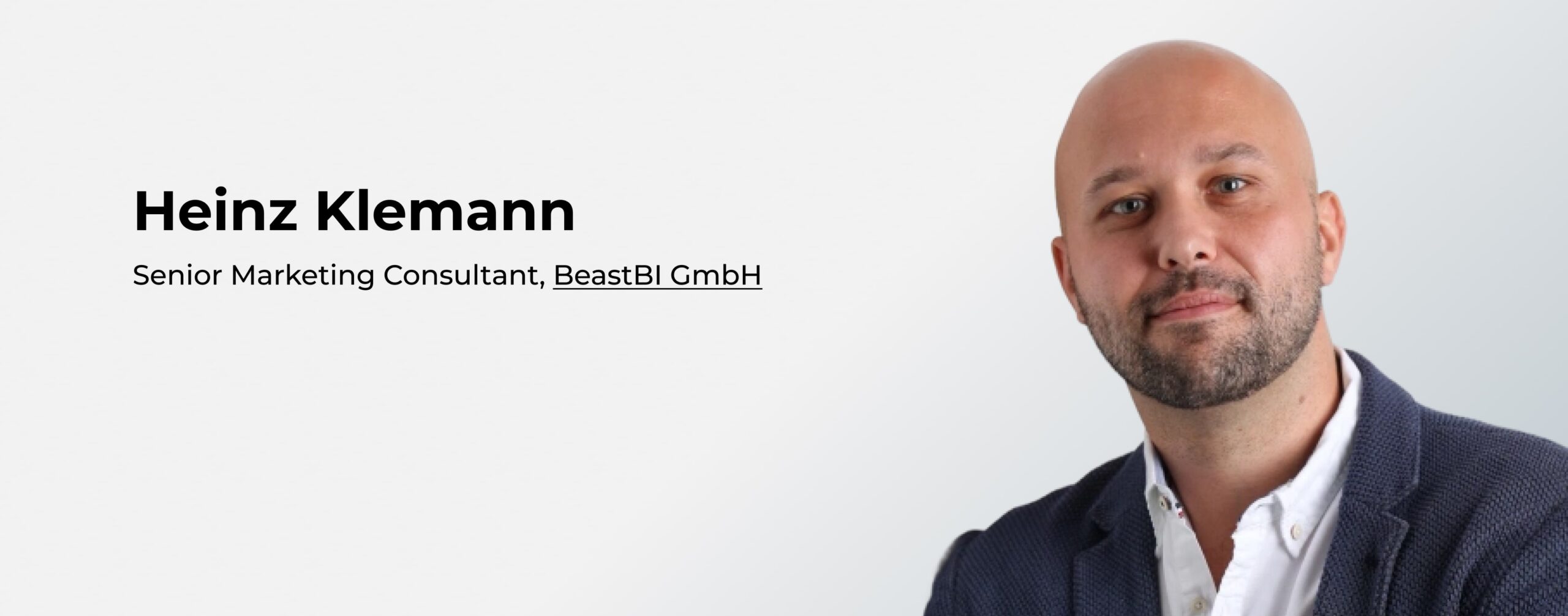 Heinz Klemann, Senior Marketing Consultant, BeastBI GmbH - corporate holiday gifts expert