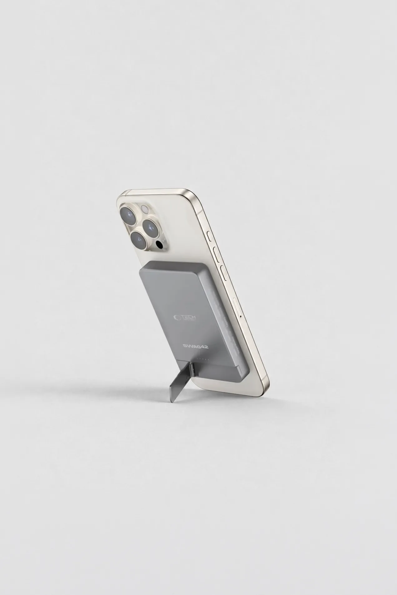 branded Tech-Protect PB14 LifeMag 5,000 mAh Magnetic Power Bank with Stand