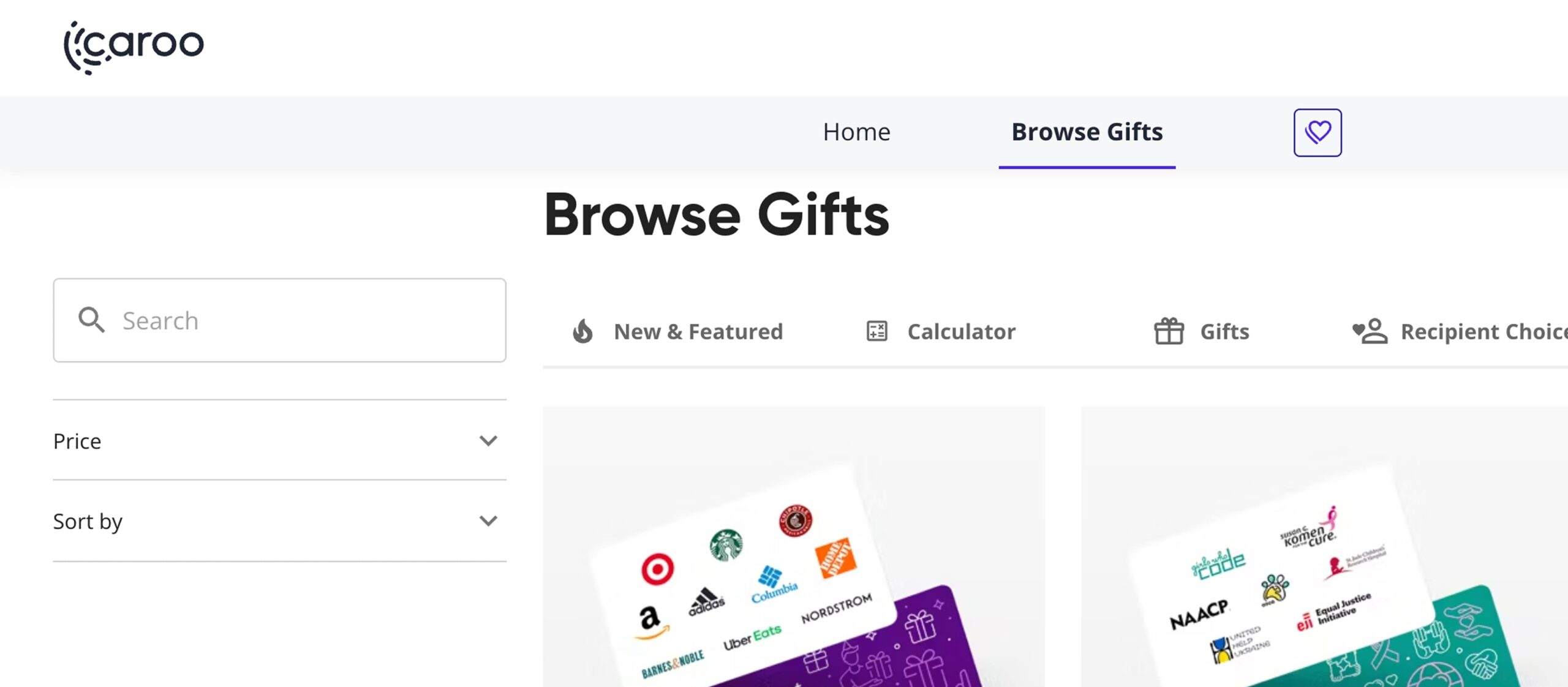 Caroo swag management platform