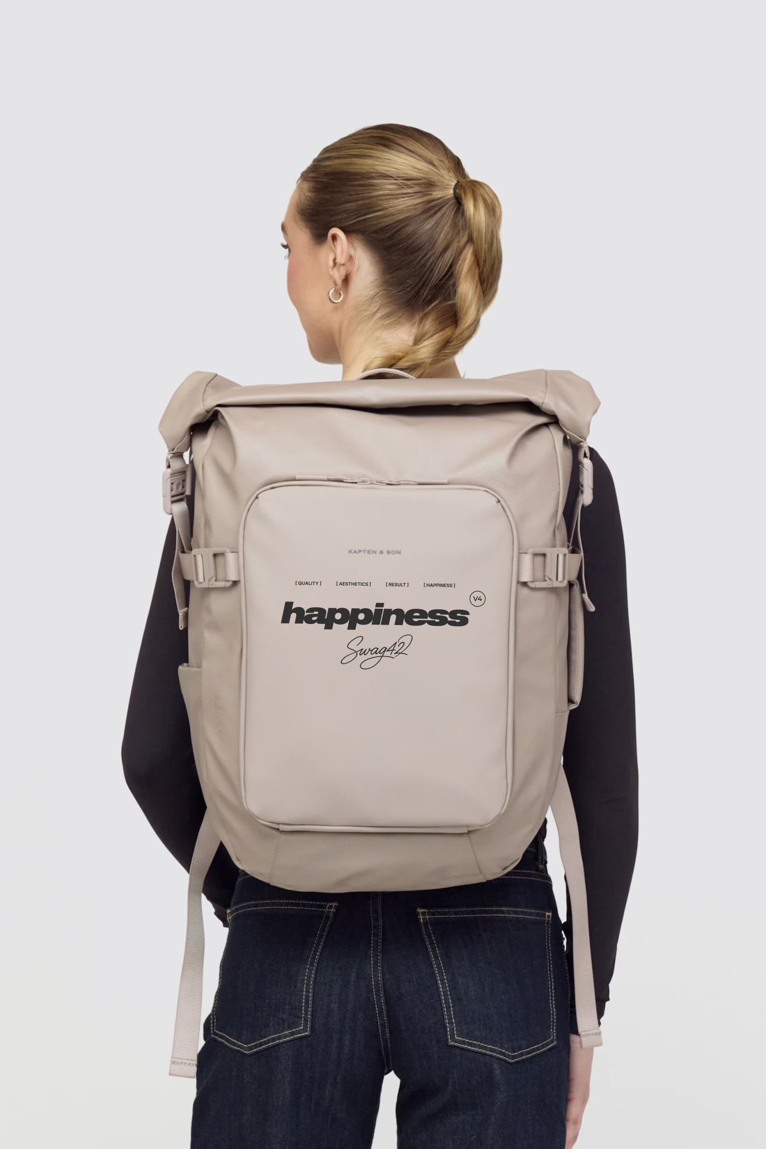 Kapten & Son Lisbon Pro All Black Backpack