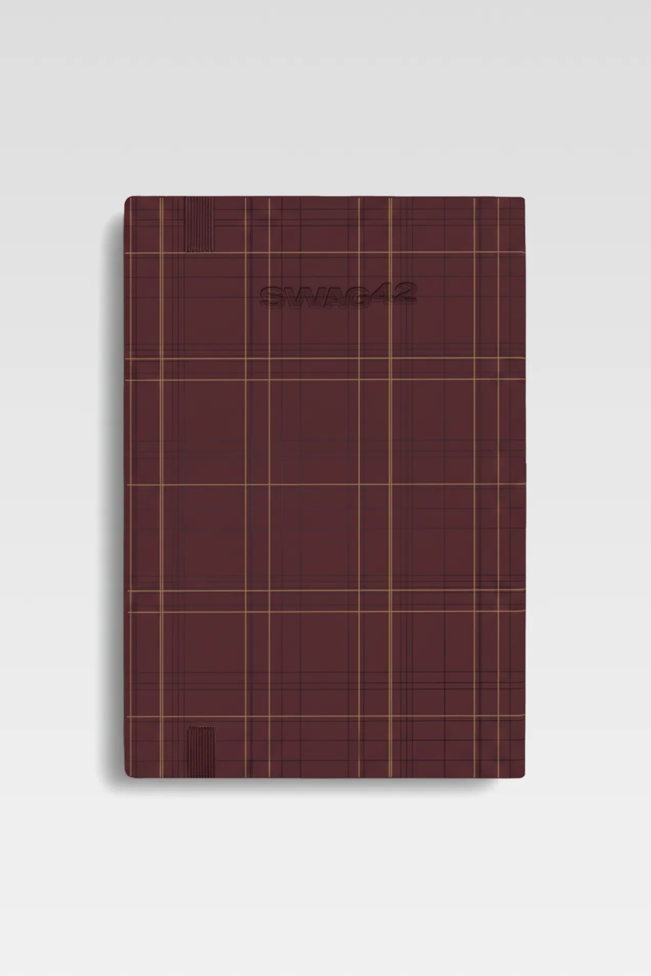 branded BOSS A5 Checkered Notebook