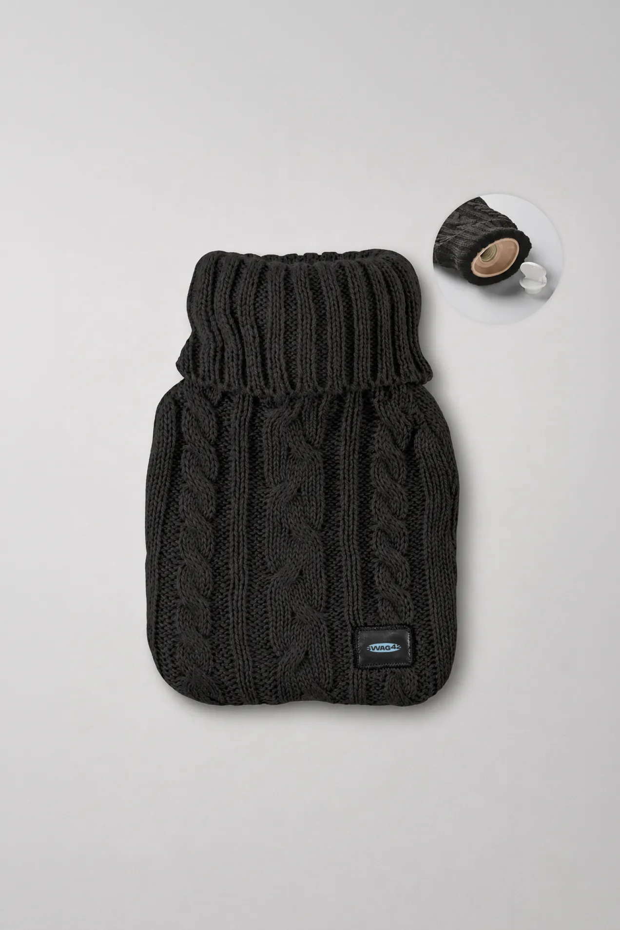 Hot Water Bottle with Knit Cover 400 ml position: 1