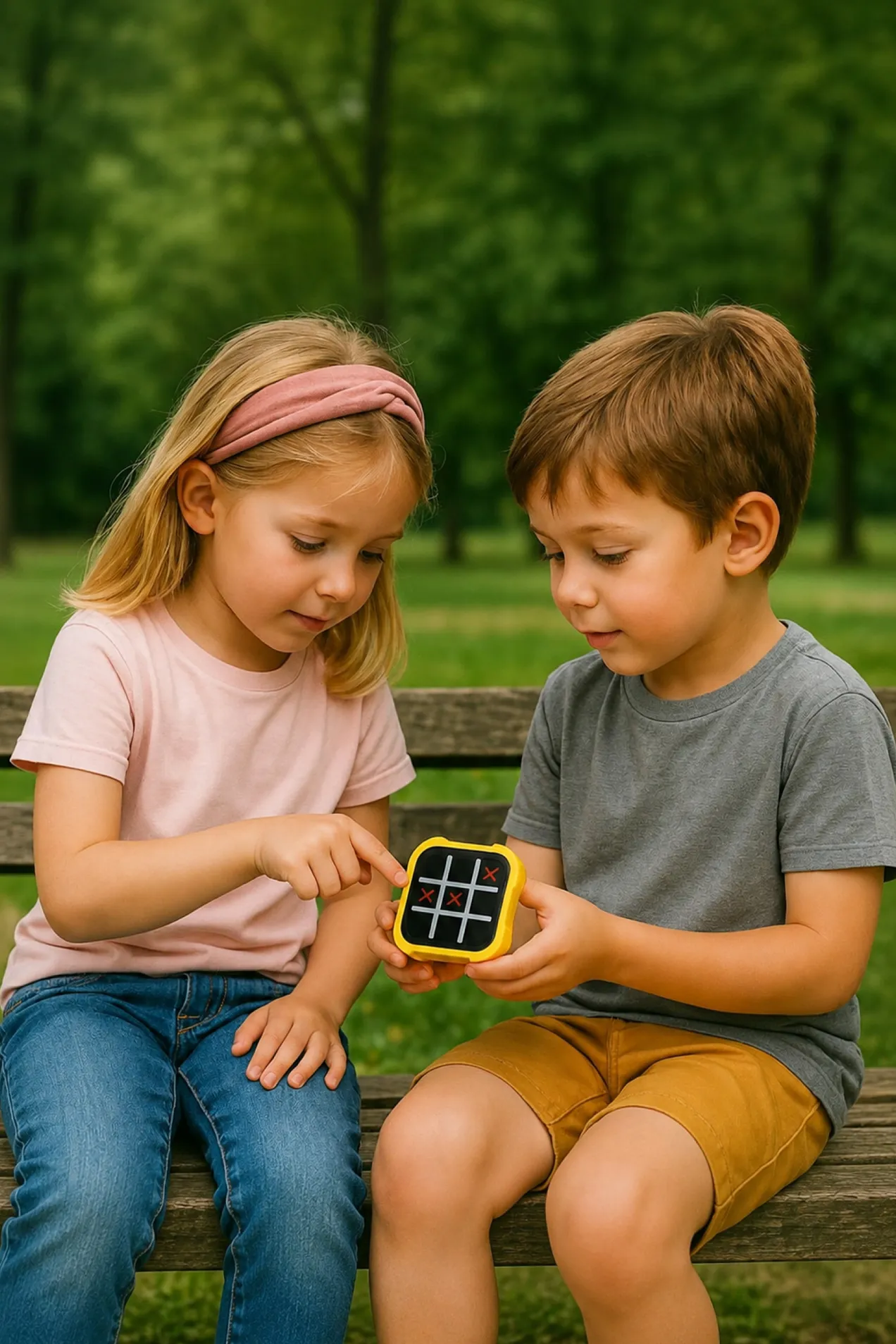 Electronic Tic-Tac-Toe Puzzle Game position: 6