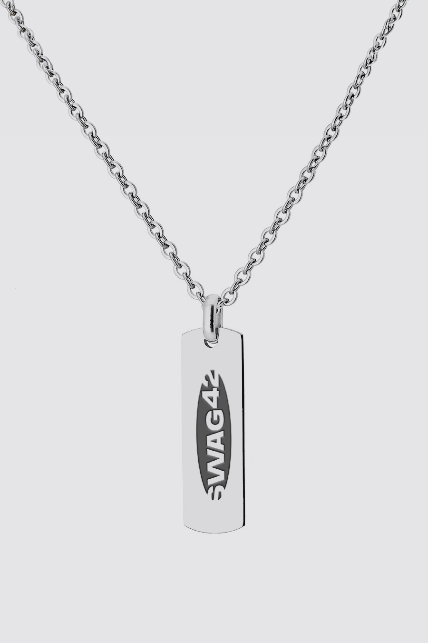 Personalized Stainless Steel Tag Necklace