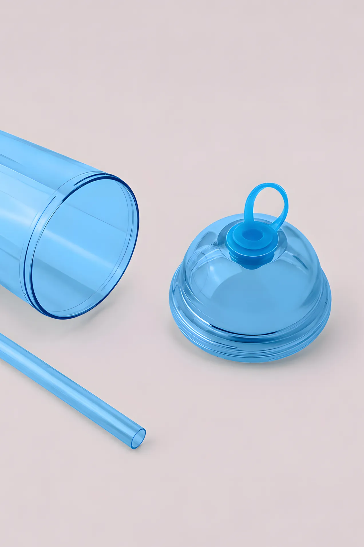 branded Travel Tumbler with Straw & Carry Loop 500 ml