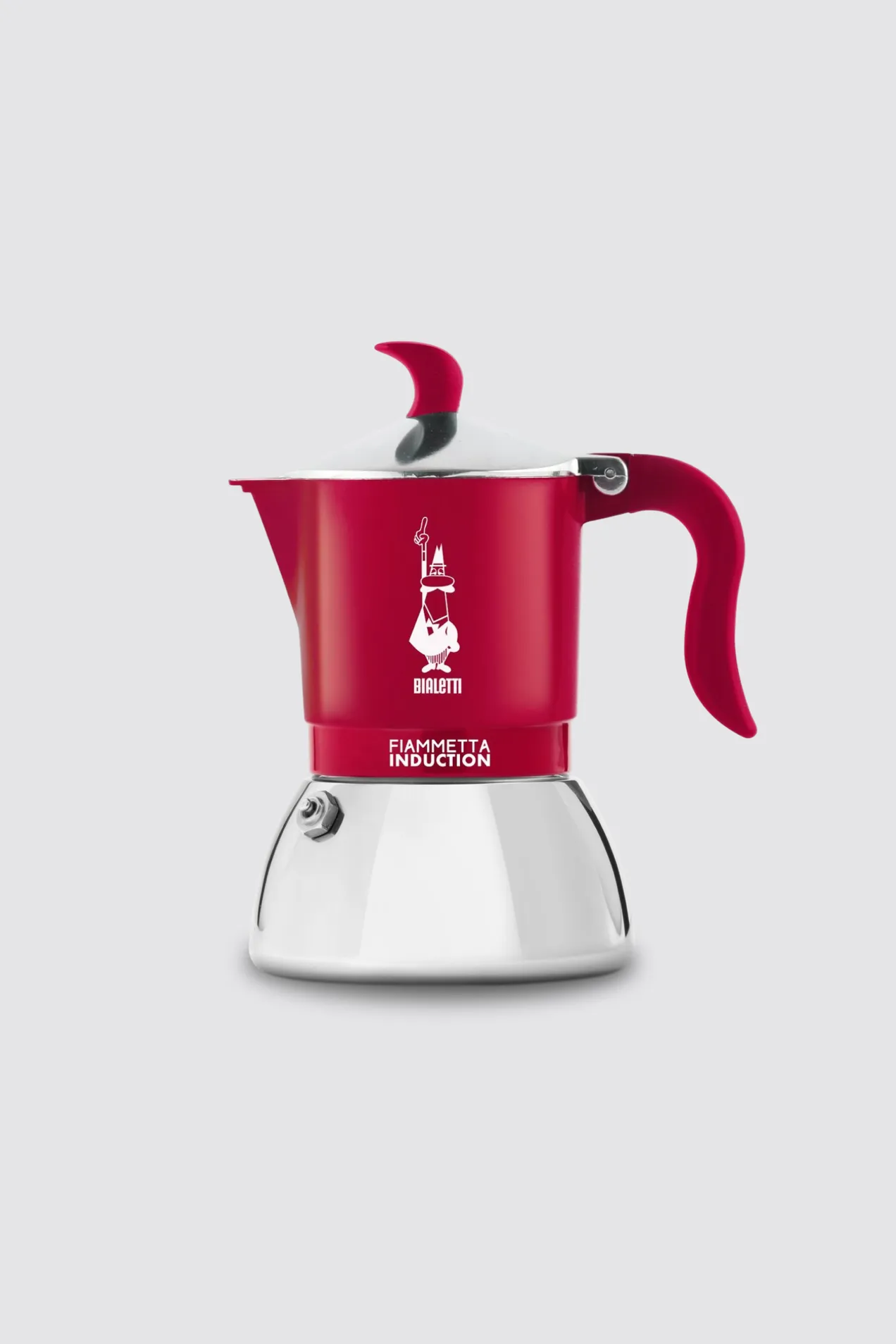 branded Bialetti Fiammetta Induction Candyland 4-Cup Moka Pot