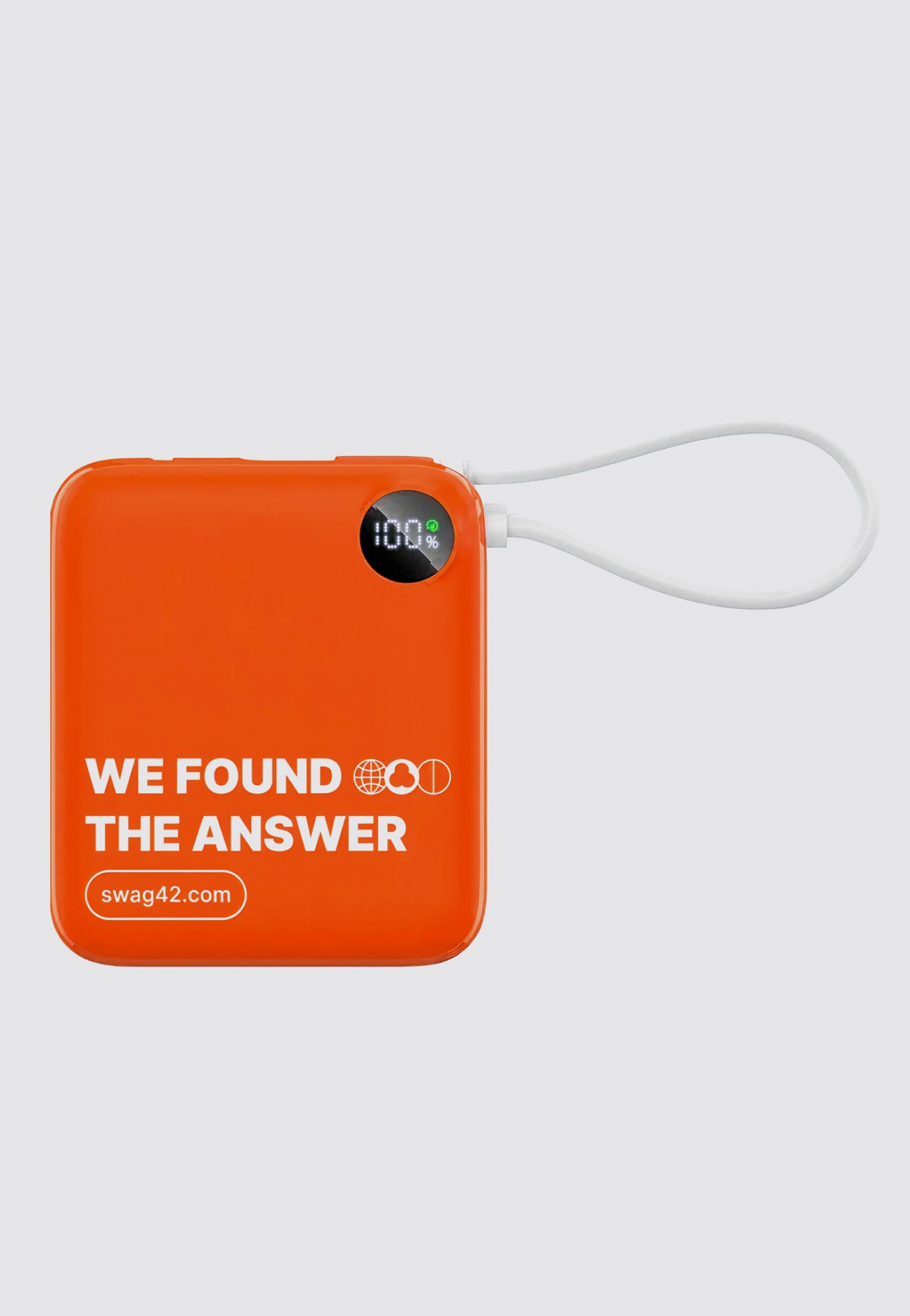 Zenox power bank 10,000 mAh with full-surface custom design for conference gifts