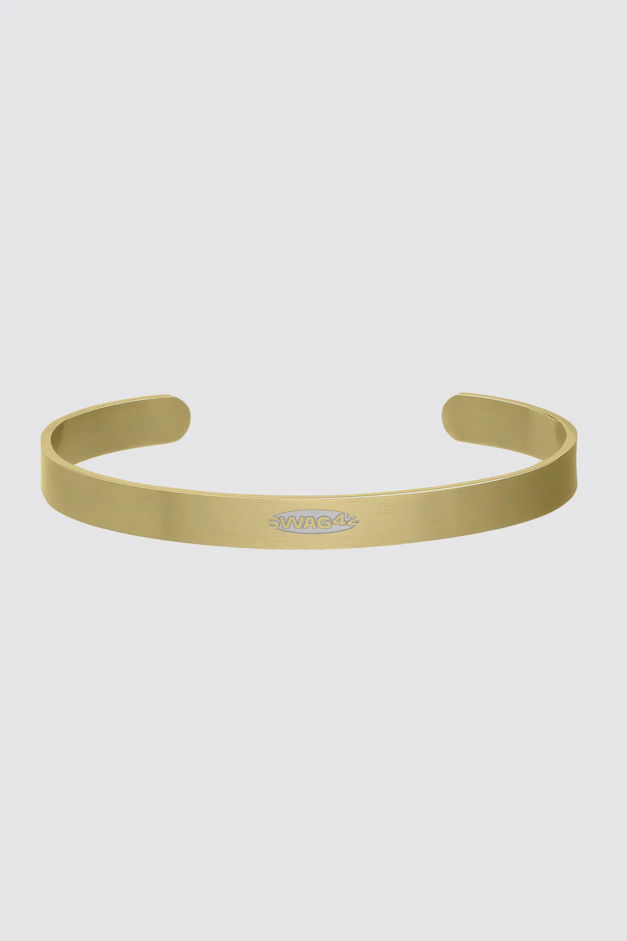 Minimalist Gold-Plated Engravable Cuff Bracelet position: 1