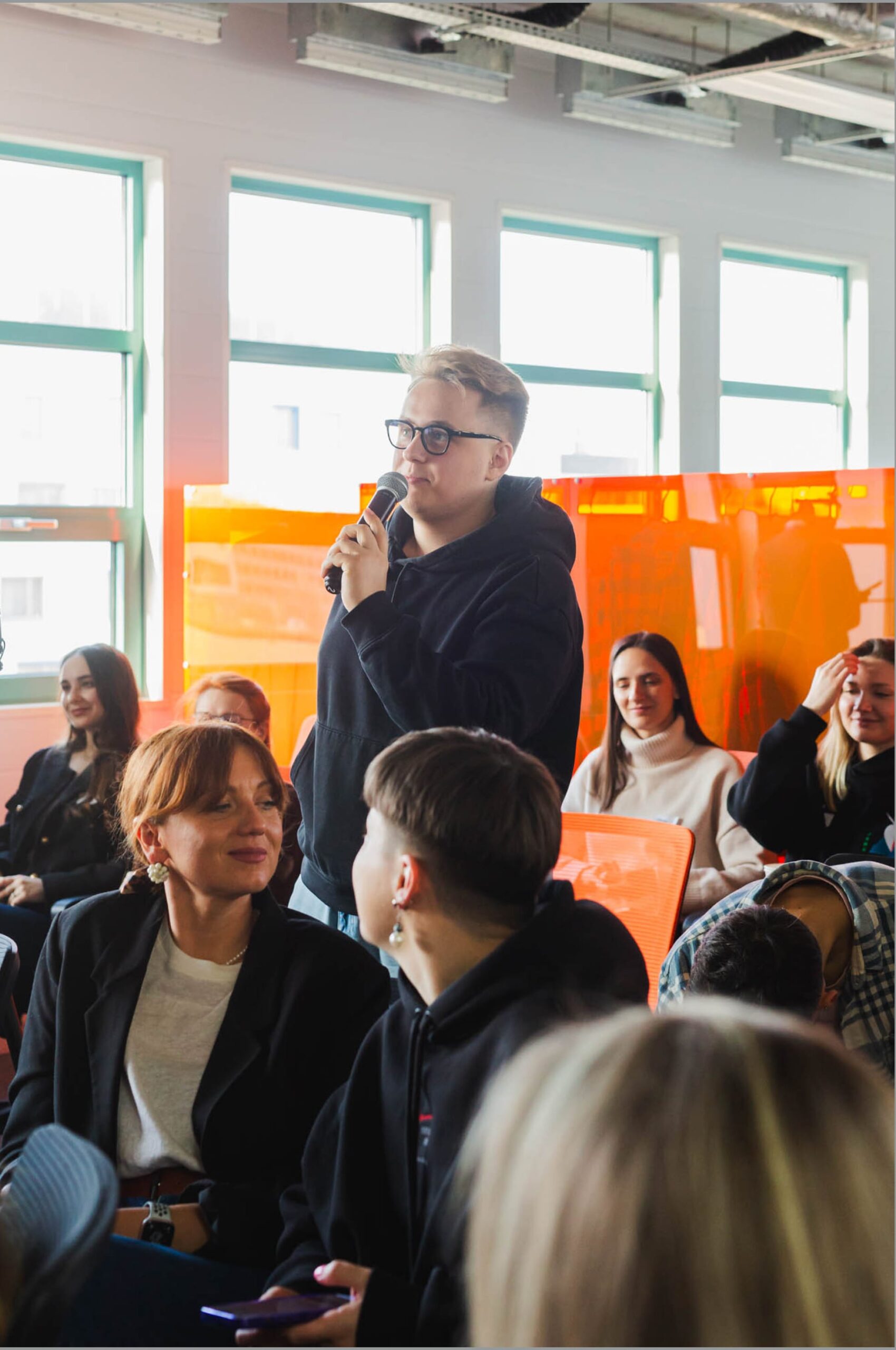 Interaction at Swag42 hosted meetup