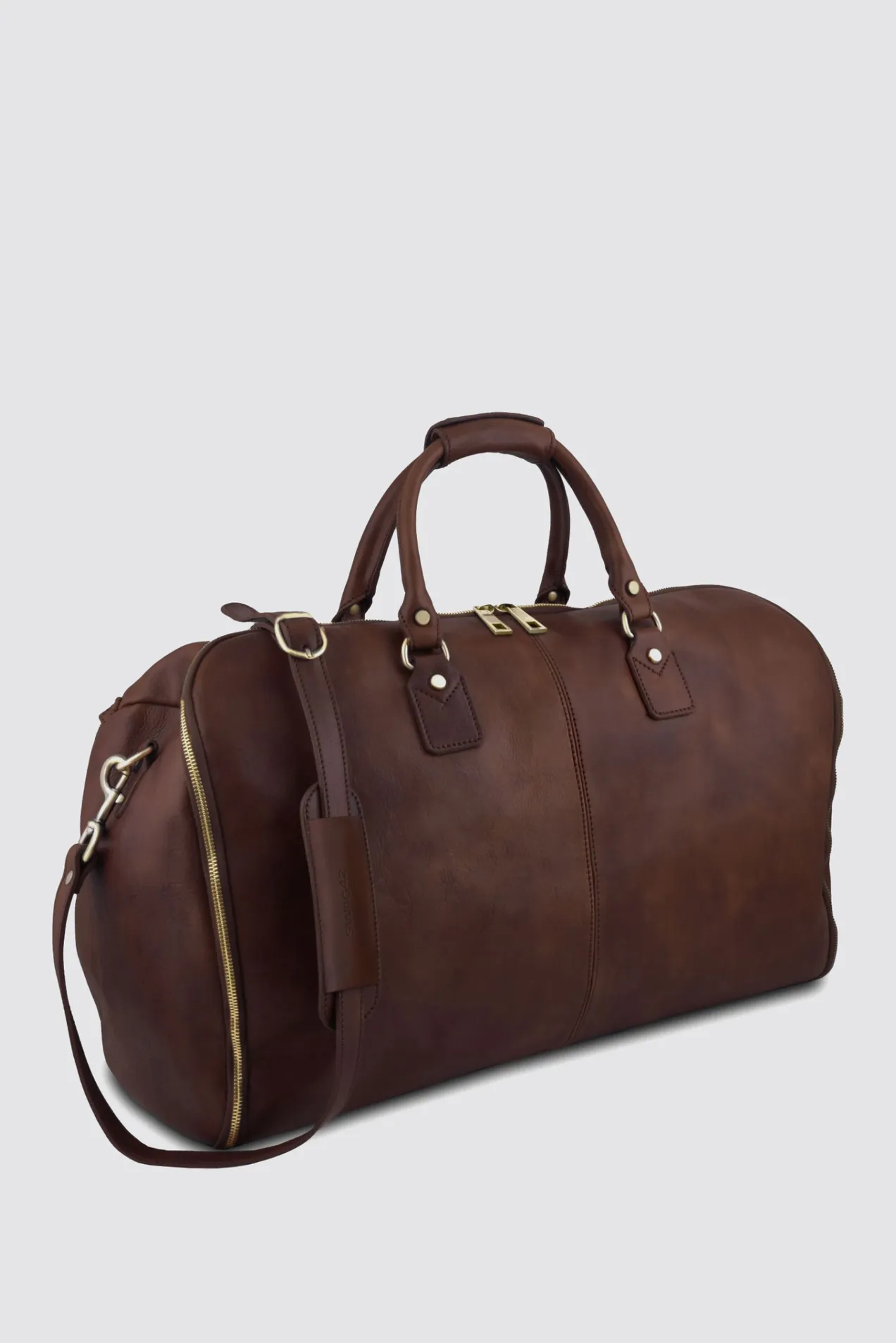 branded Antigua Leather Duffle & Garment Bag