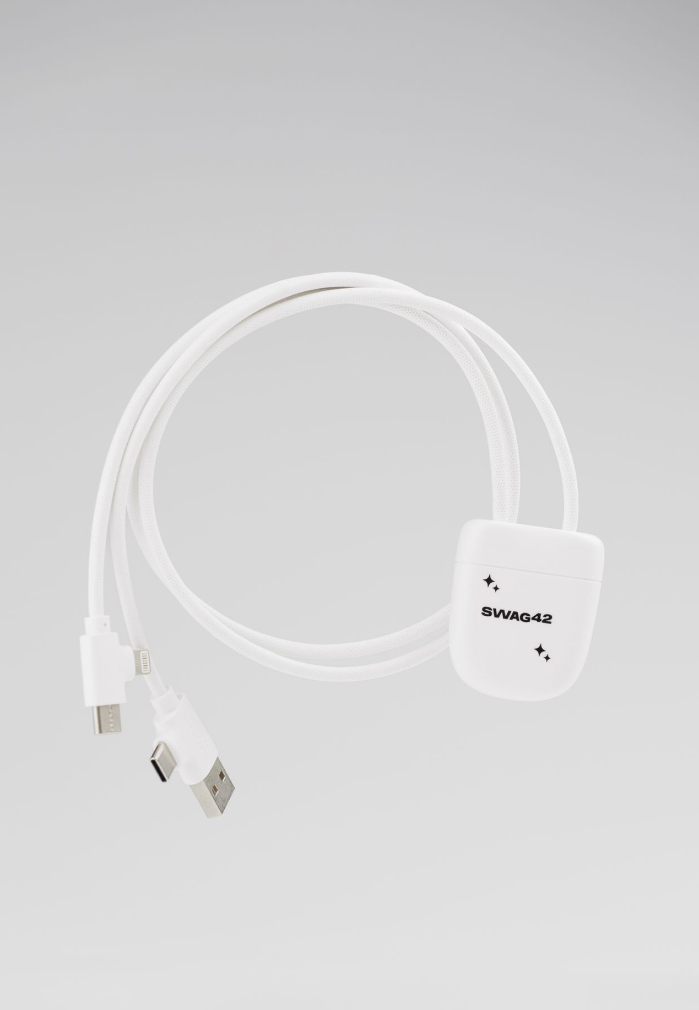 Custom charging cable with AitTag by Swag42