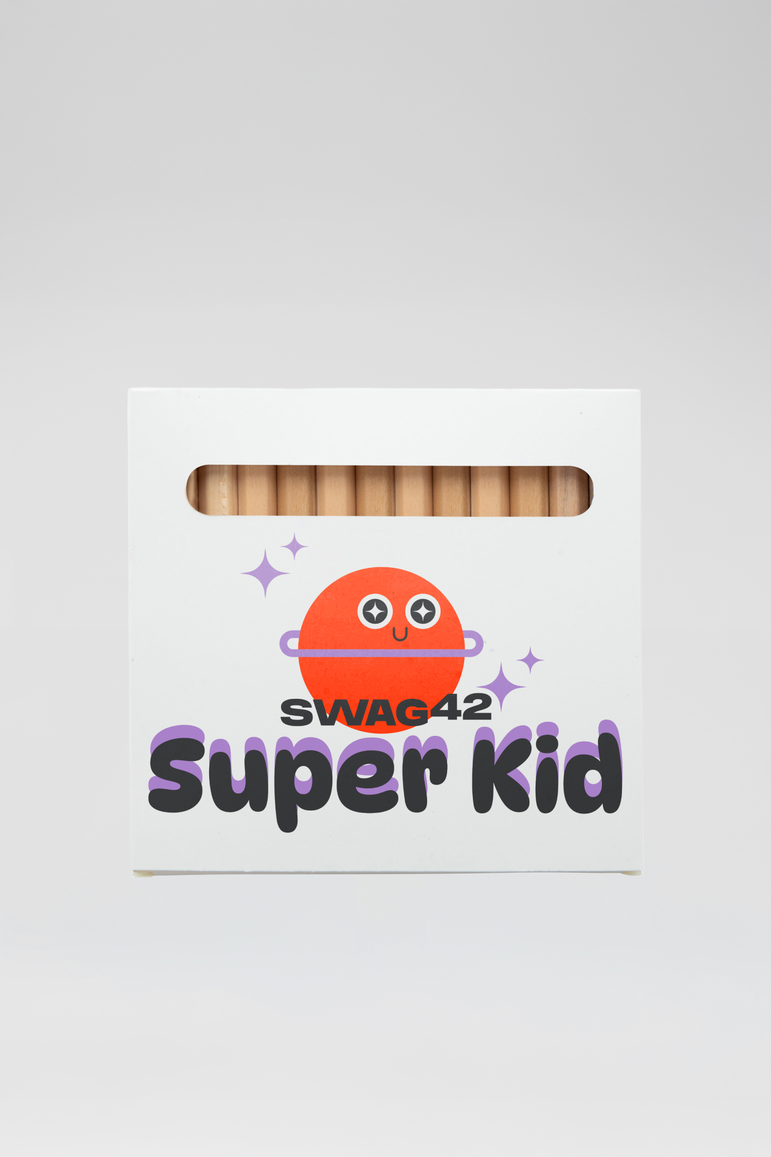 Set of 12 Coloured Pencils in a Custom Box