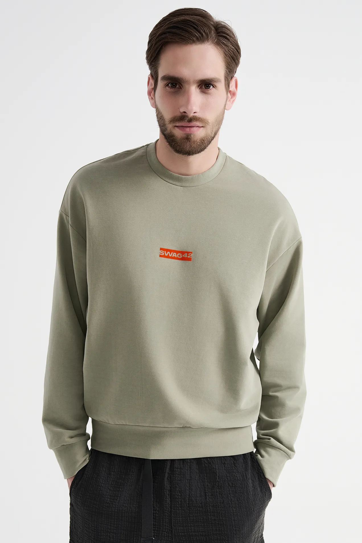 Soft-touch ultra light sweatshirt position: 1