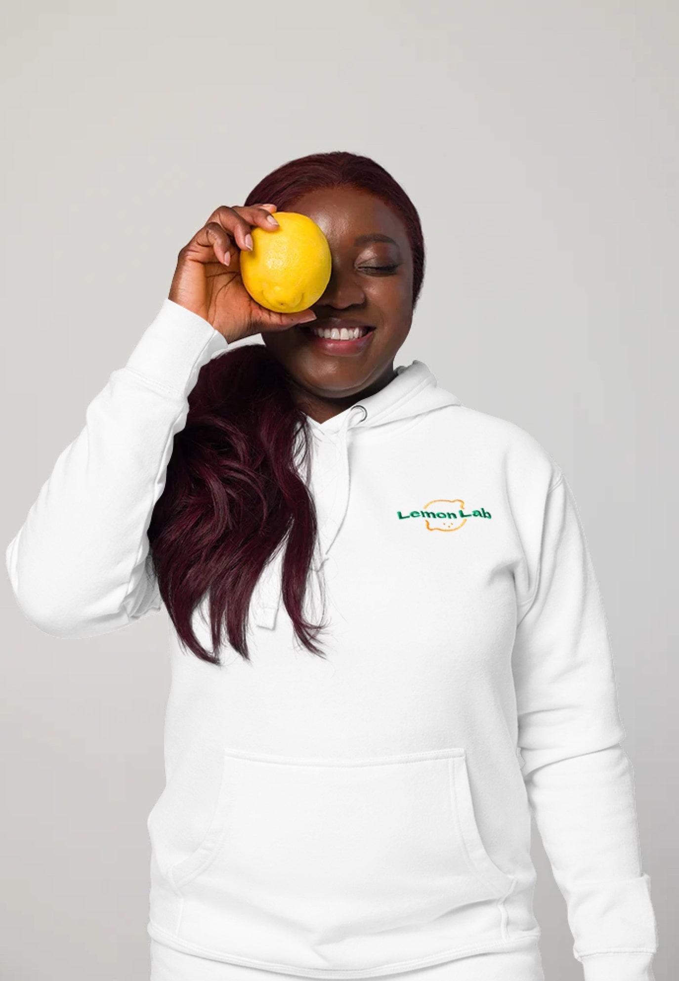 Corporate swag: branded hoodie