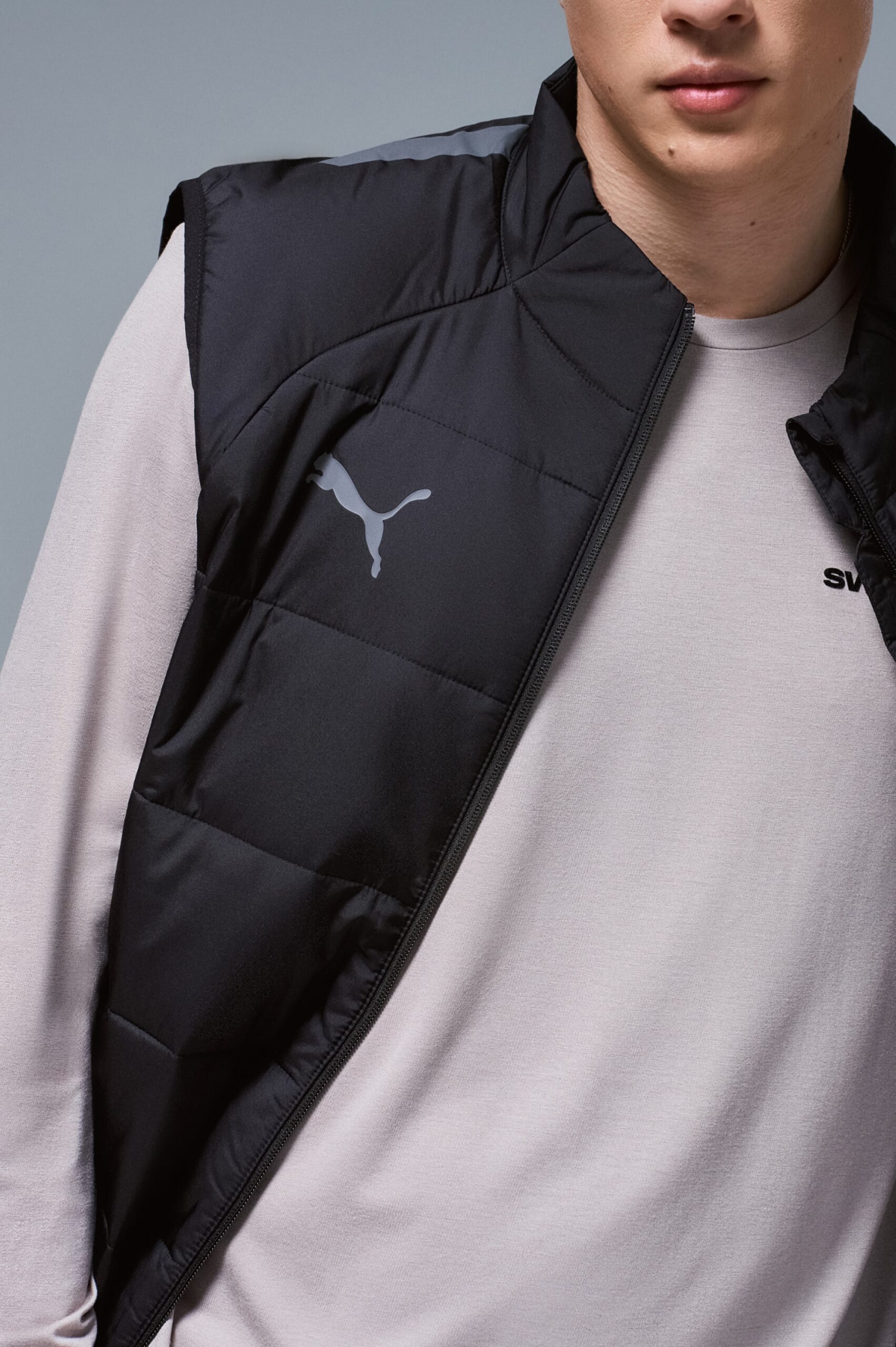 Branded vest jacket