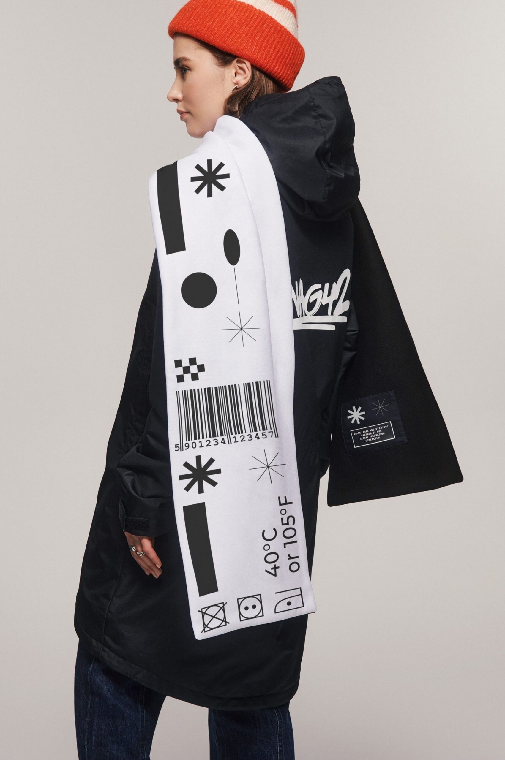 Branded corporate scarf