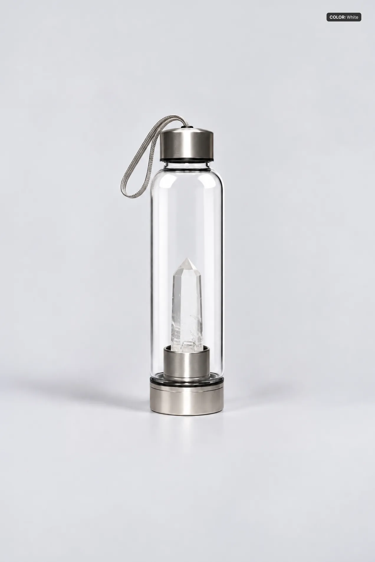 Glass Water Bottle with Energy Stone 500 ml position: 5
