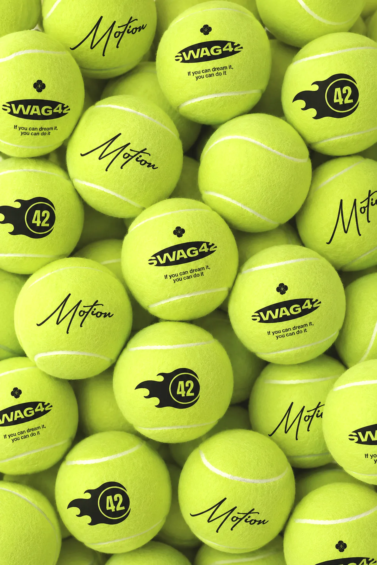 Custom Tennis Balls Set of 3 position: 5