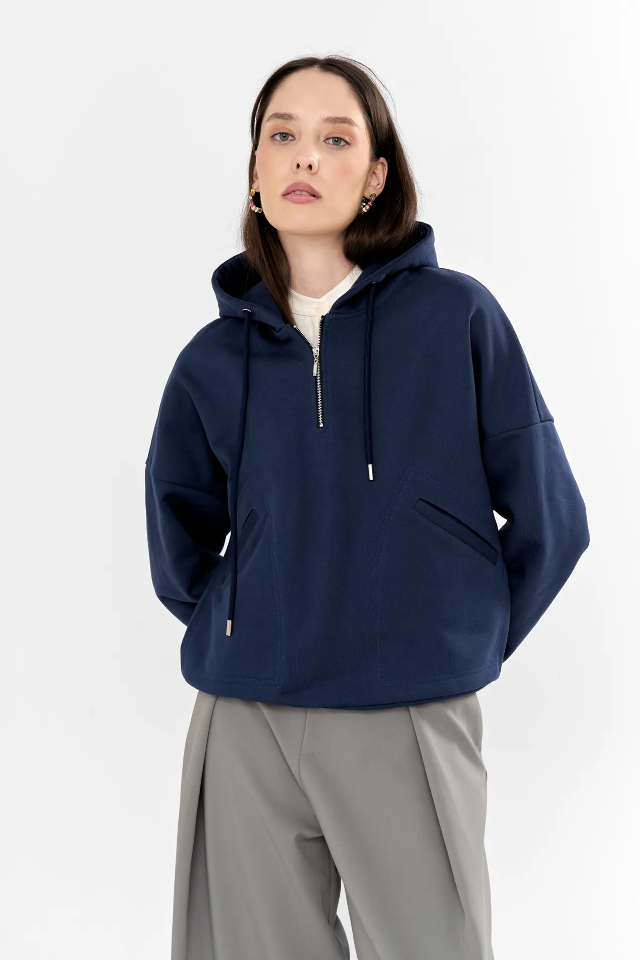 Hoodie Zip Neck position: 5