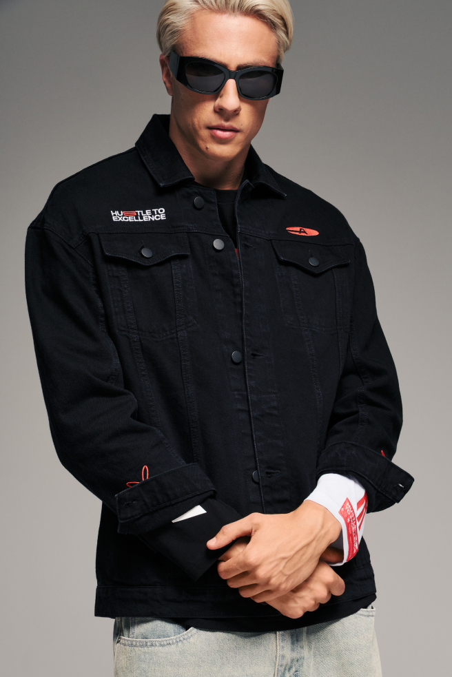 Custom jeans jacket as a branded merchandise