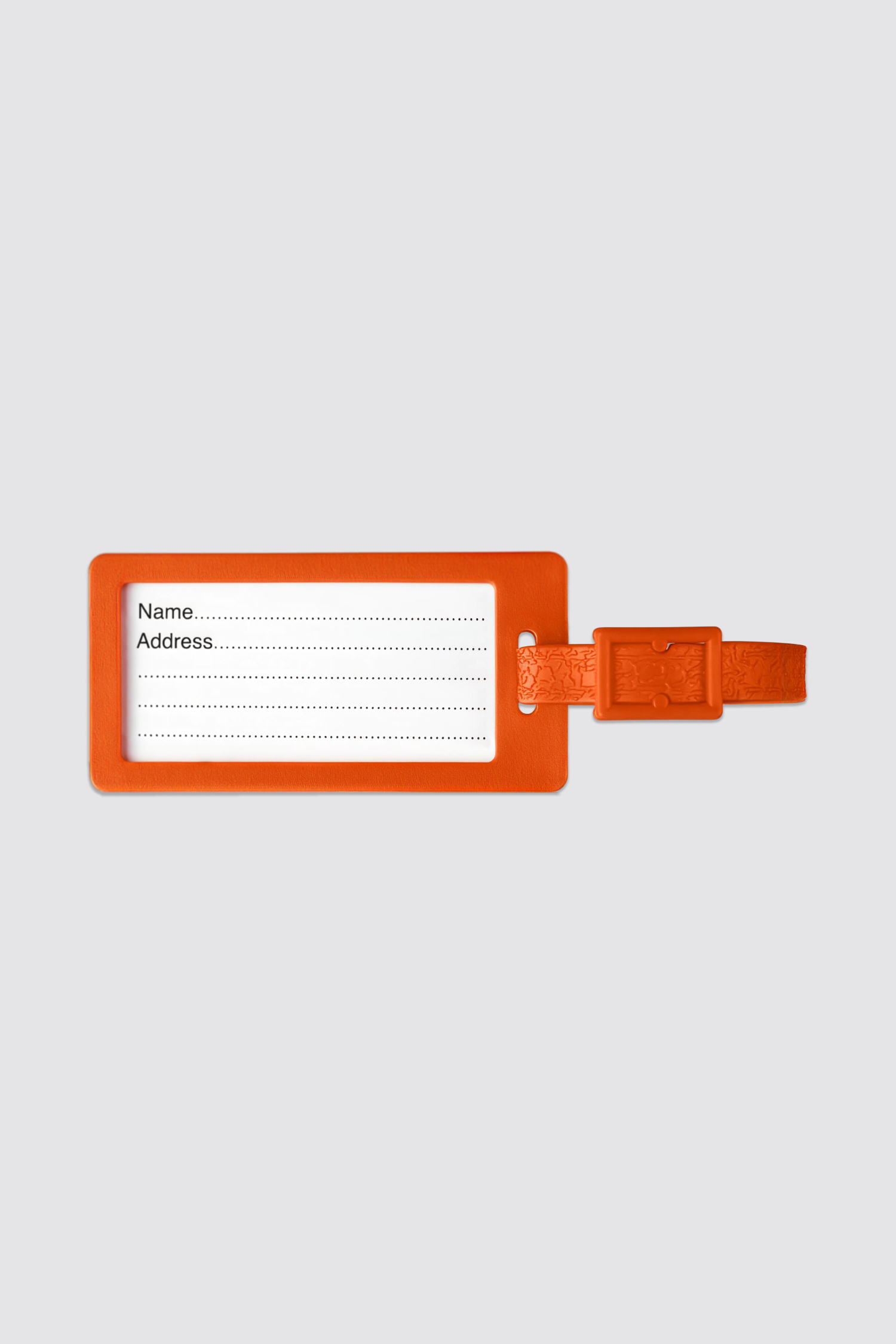 River Recycled Luggage Tag with Window