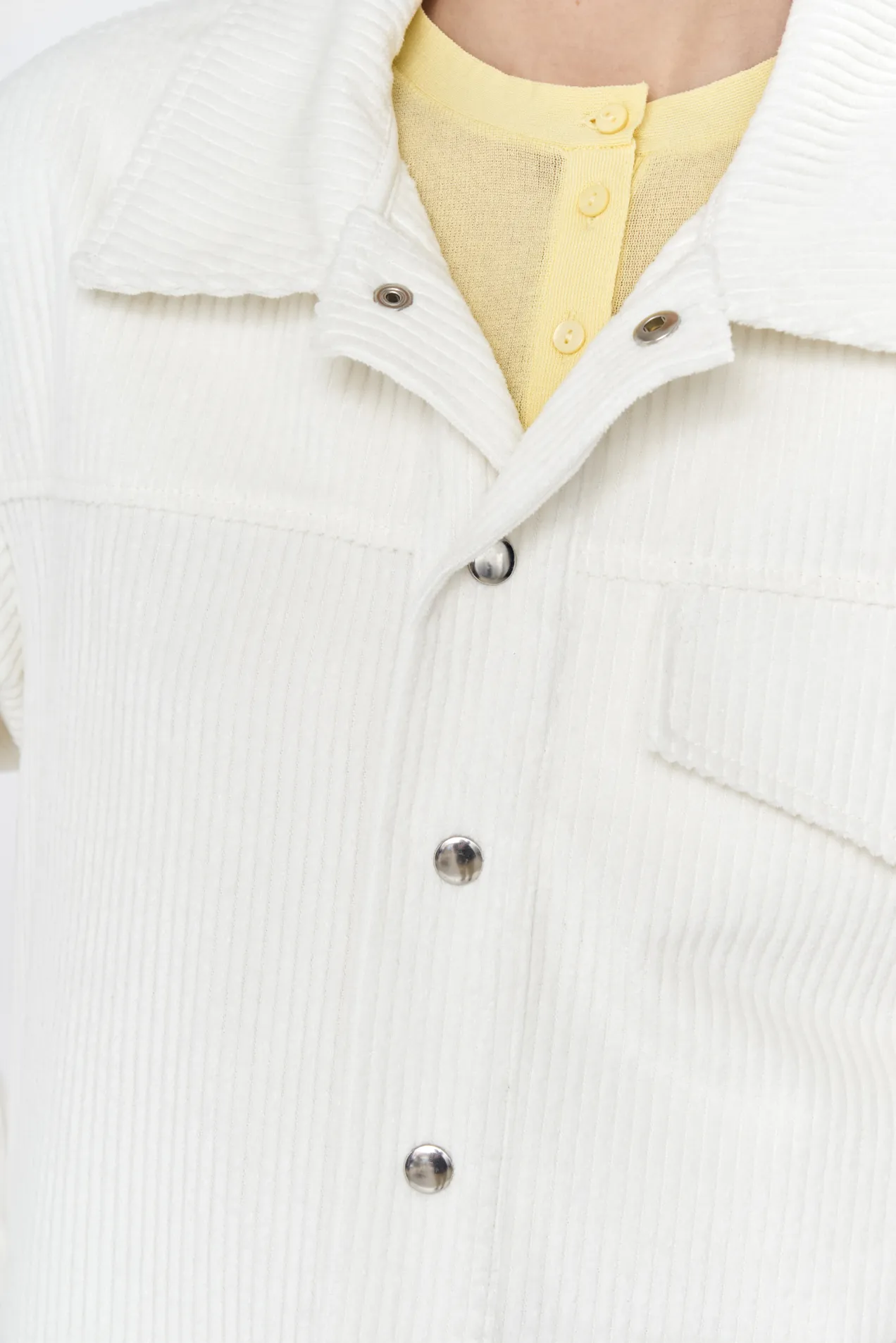 Unisex Corduroy Button Shirt position: 6