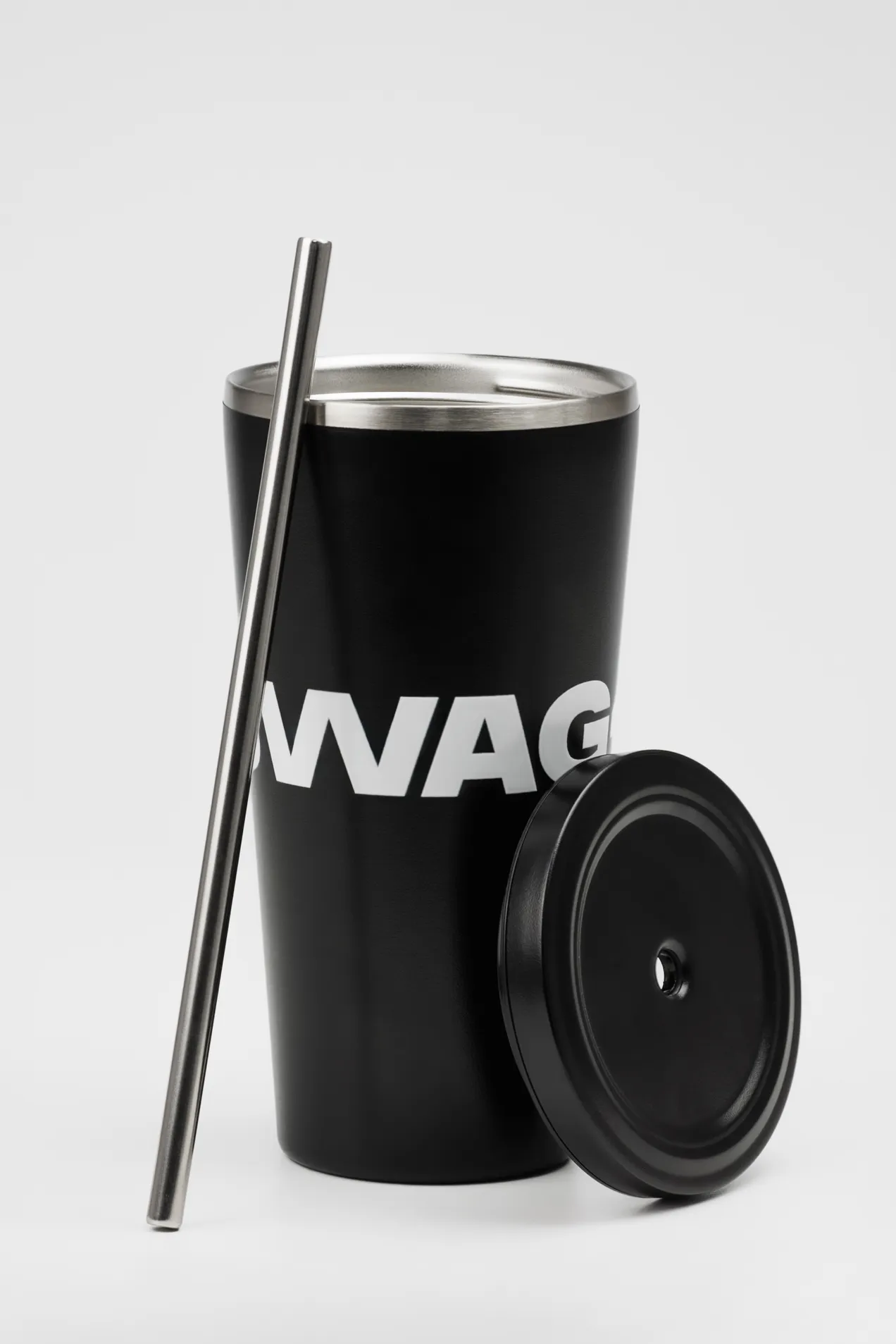 branded Insulated Tumbler with a Straw