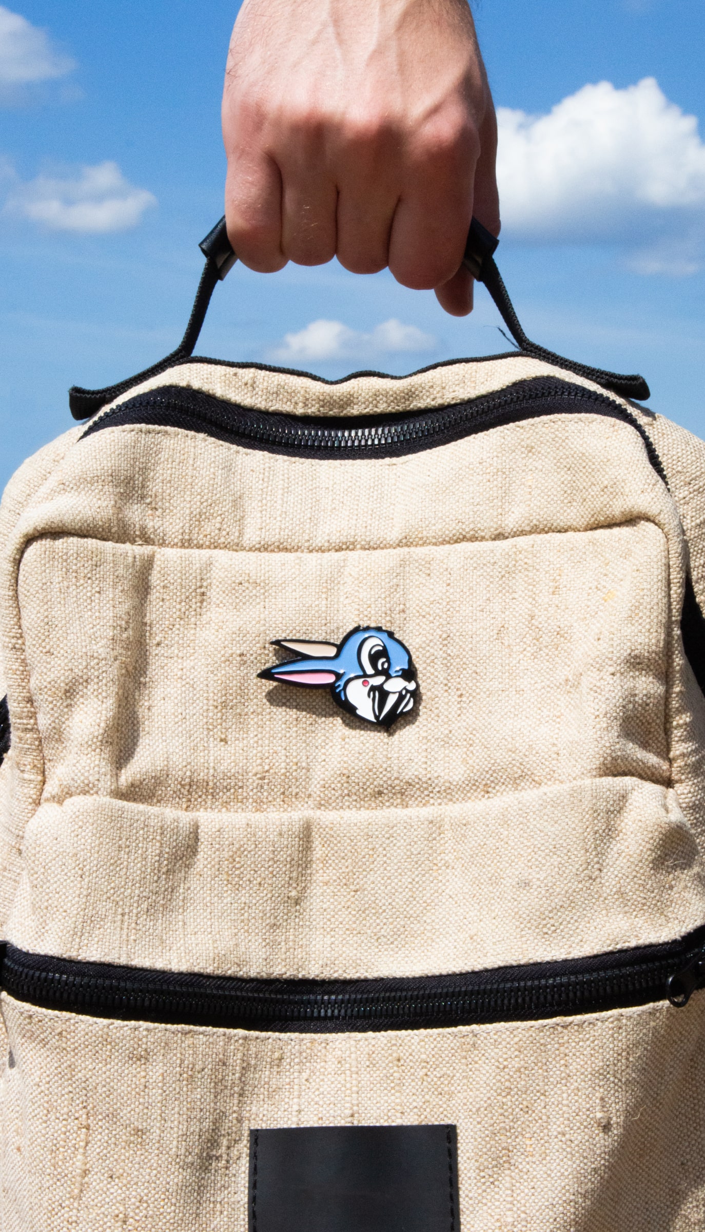 Branded backpack