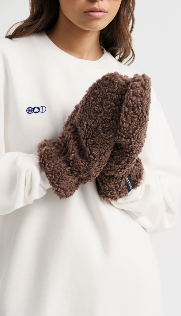 Christmas corporate gifts: eco-fur mittens