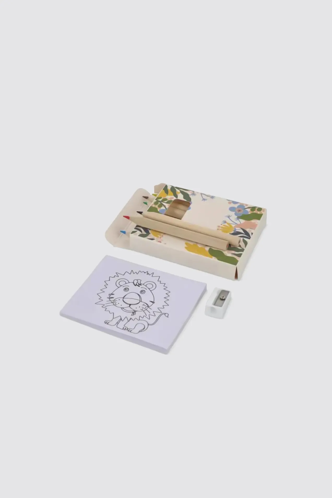 branded Recycled Cardboard Colouring Set