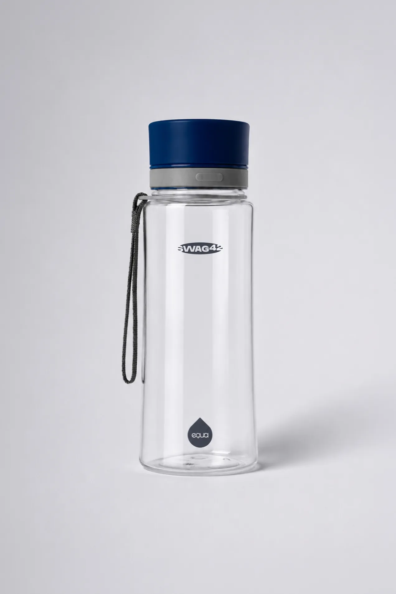 custom EQUA Matte Black Tritan Bottle 600 ml with your logo