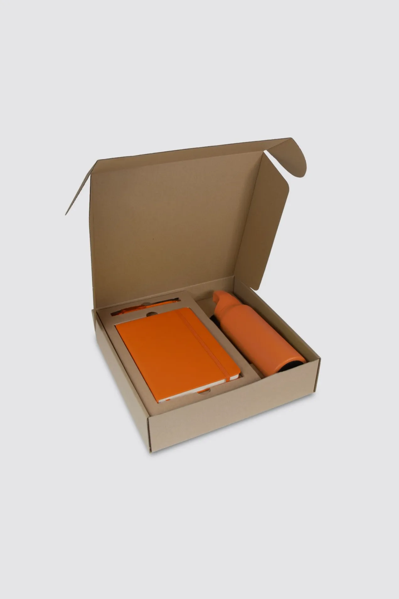 branded Giffray Thermal Bottle, Notebook & Pen Gift Set