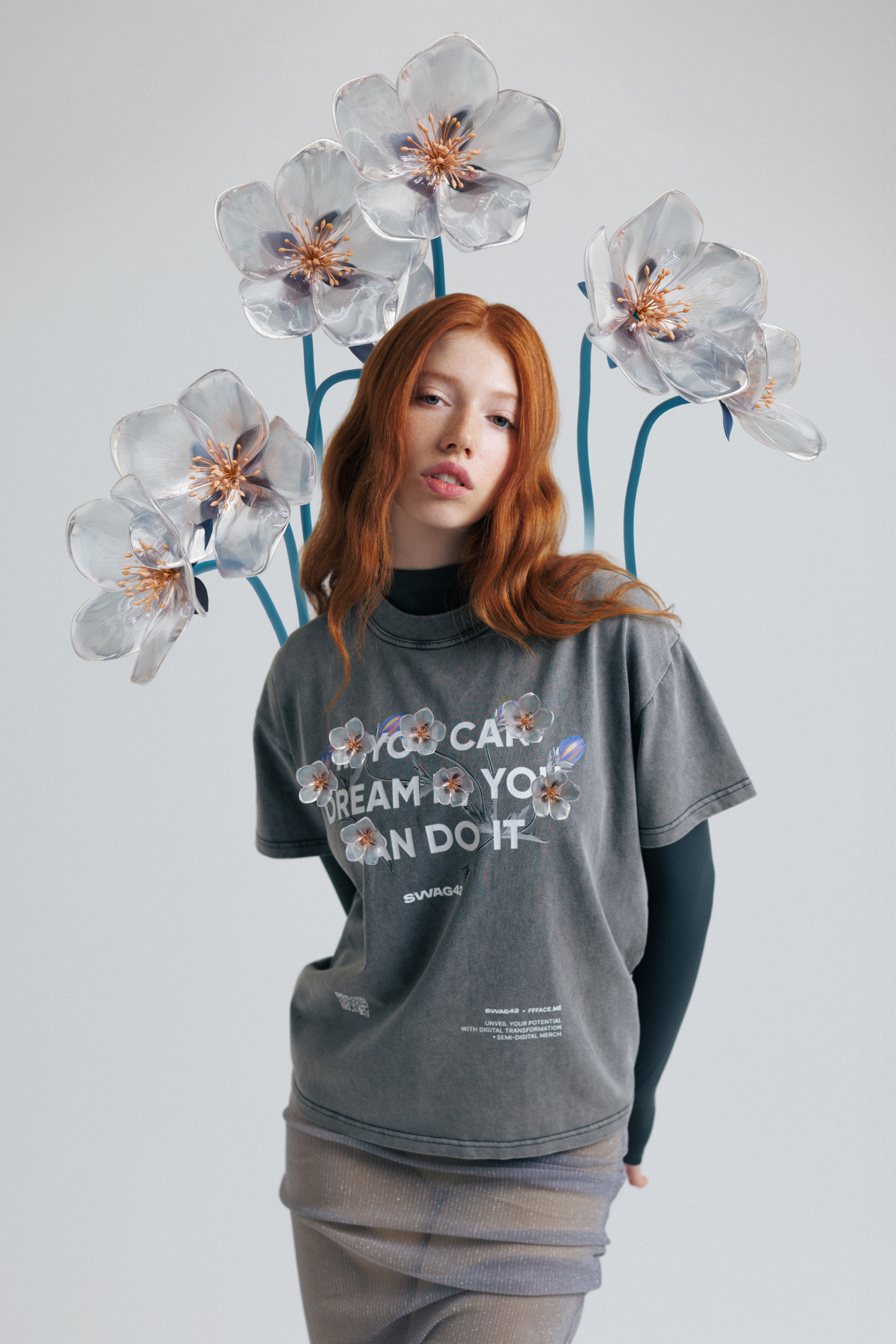 Semi-digital T-shirt by Swag42 x FFFACE.ME position: 0