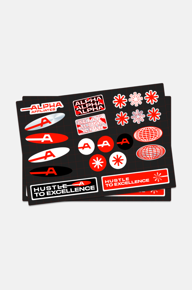 Custom stickers for event swag