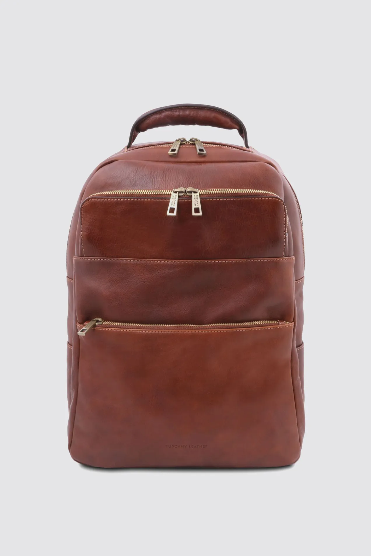 Melbourne Leather Laptop Backpack position: 1