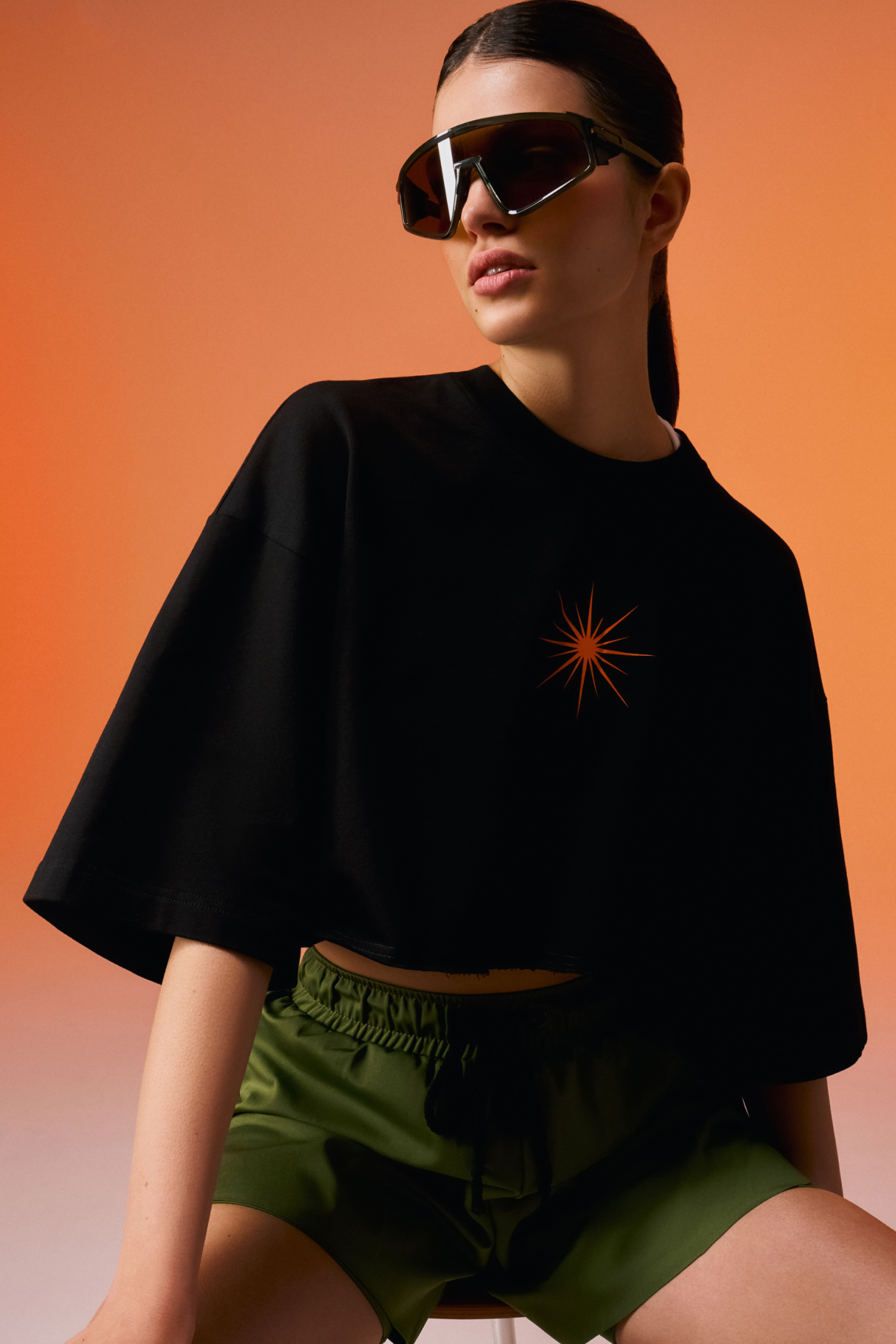 Crop t-shirt 90's position: 0