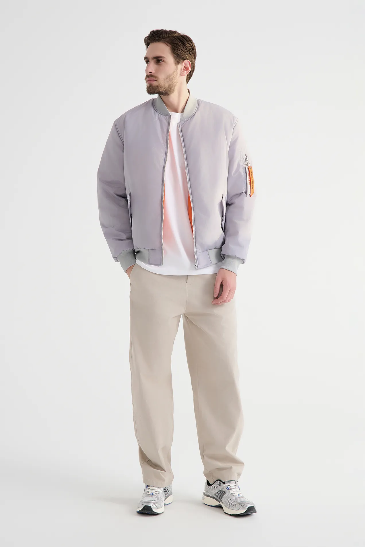 branded Bomber Jacket Swag