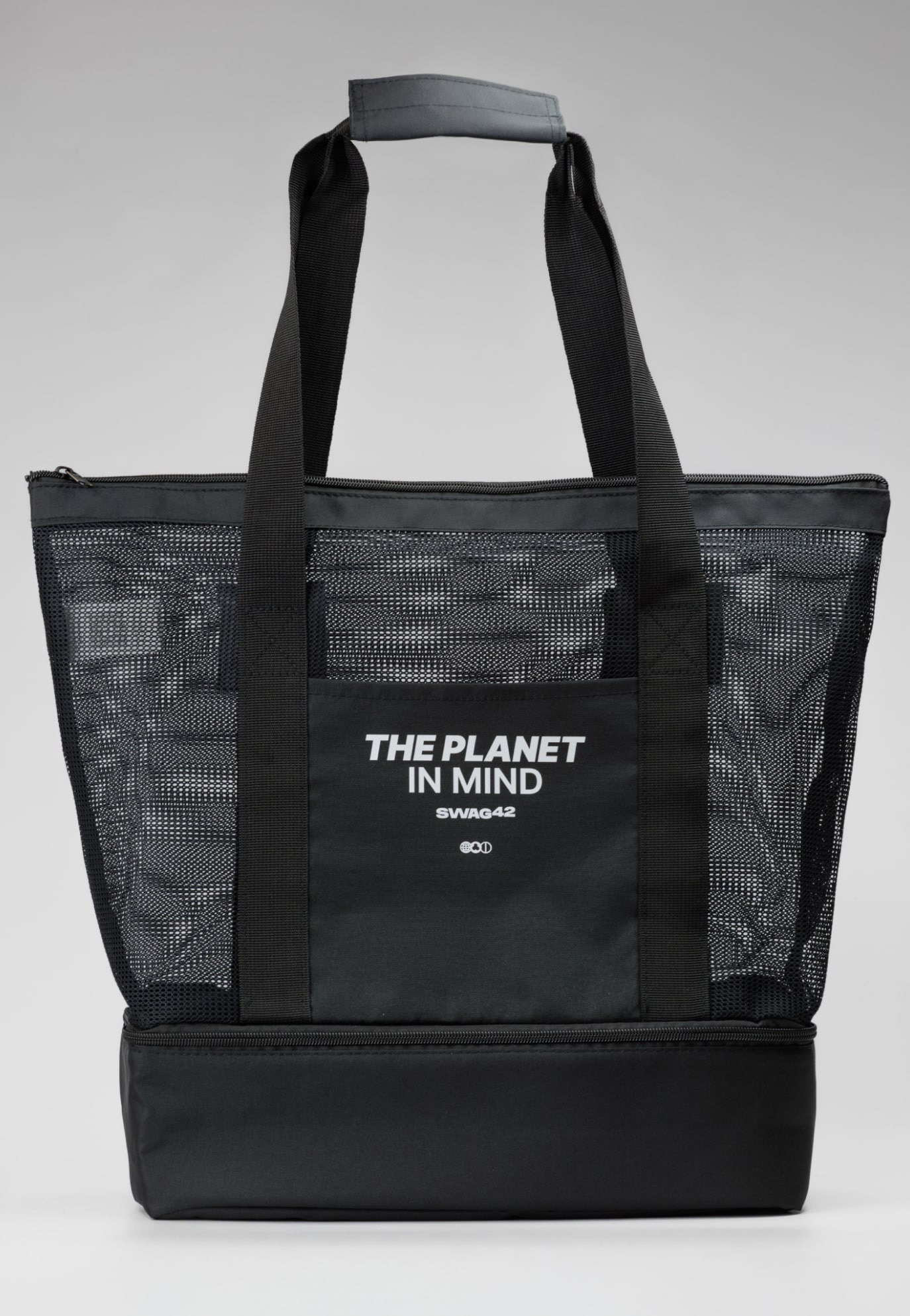 Custom-branded corporate swag: tote bag