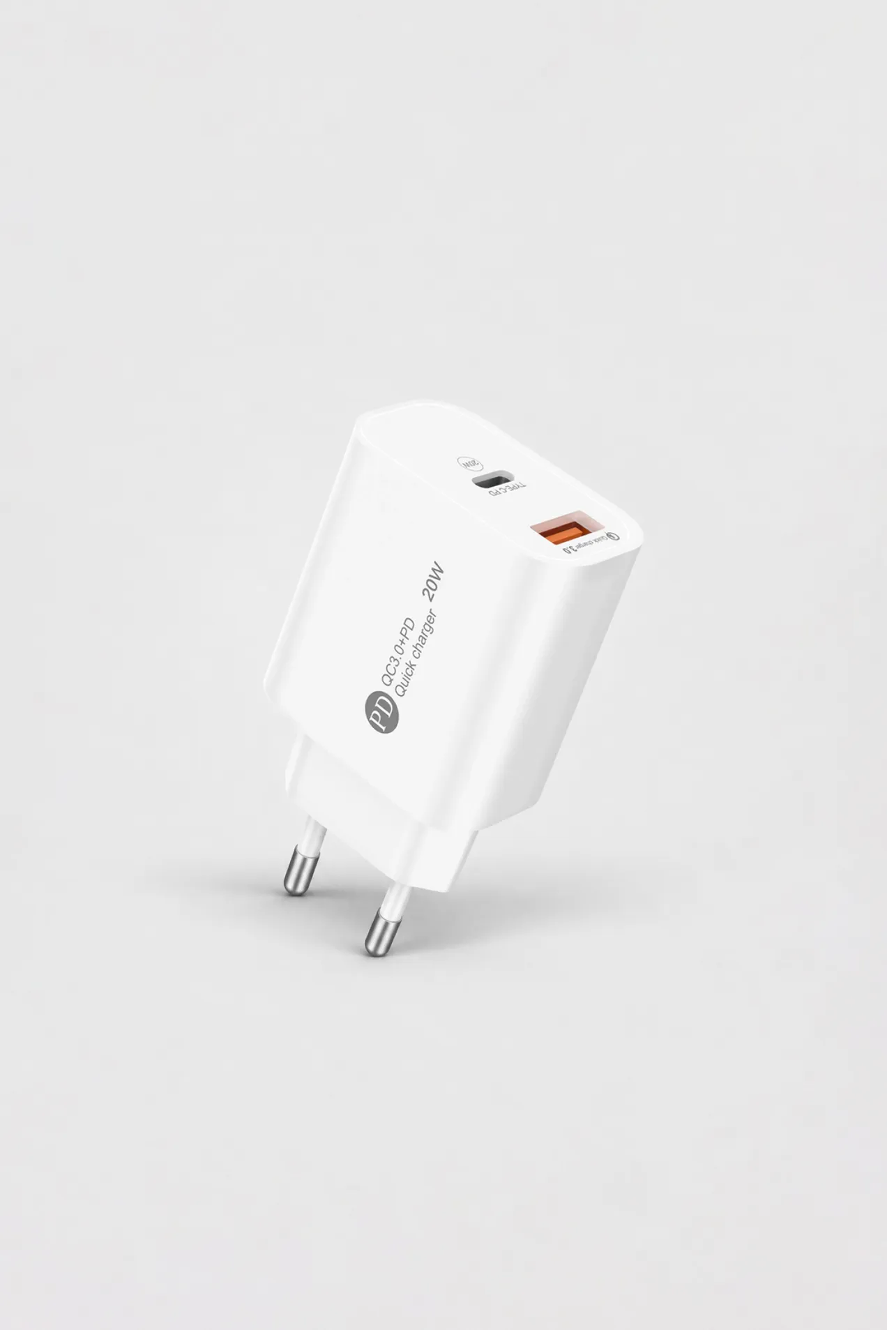 branded Wozinsky WLS-20W Wall Charger with USB-C Cable