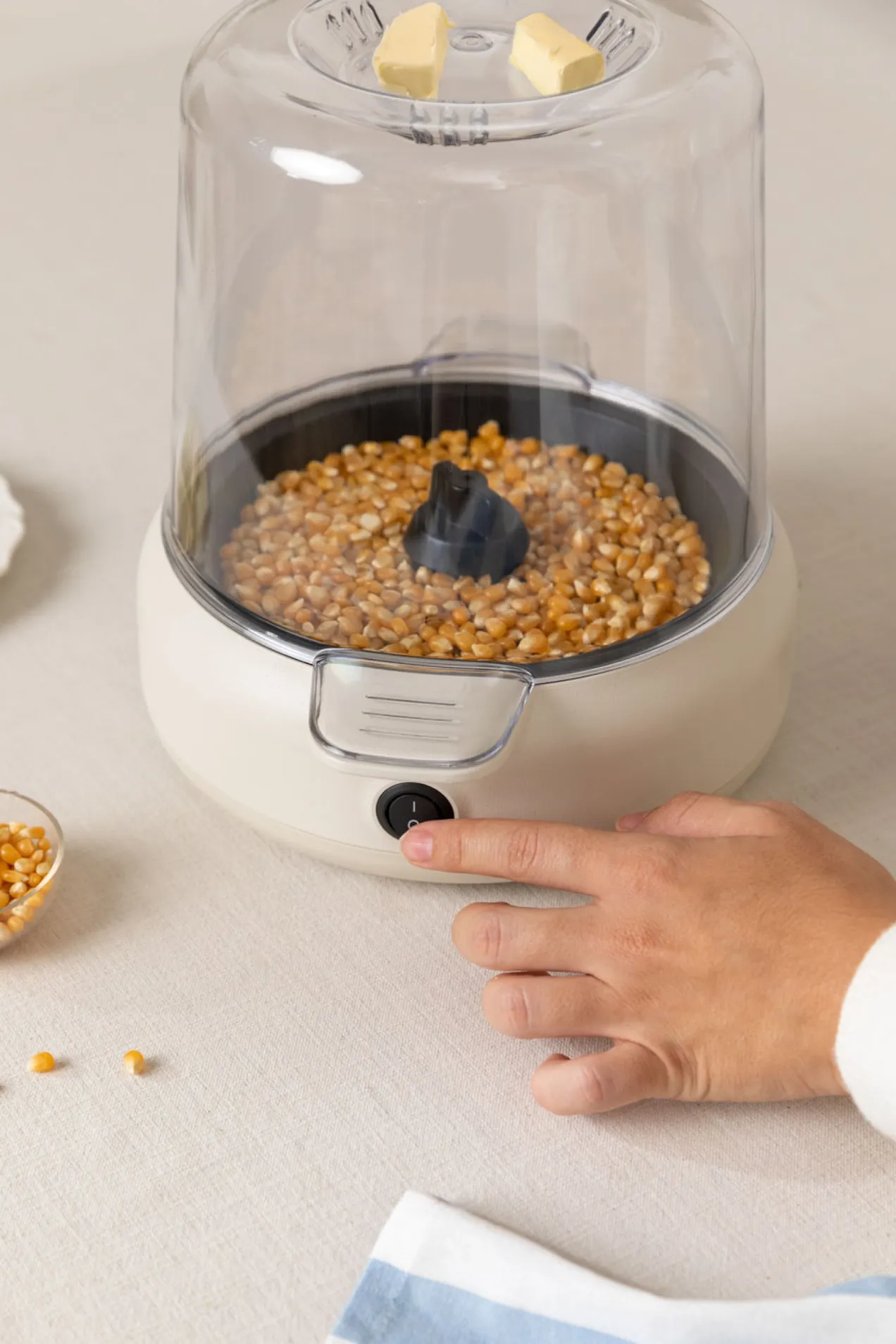 custom Popcorn Maker Studio with your logo