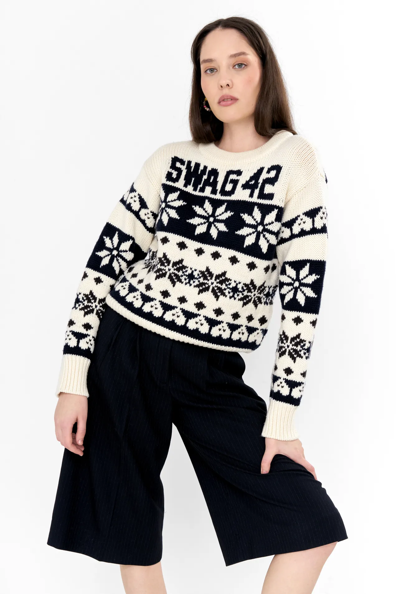 Custom Sweater 100% Extrafine Merino Wool position: 1